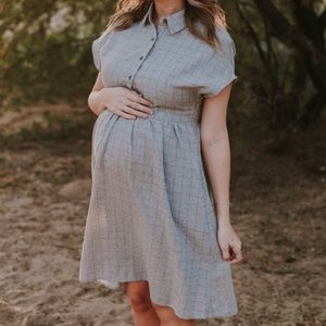 Wren and Ivory Gracie Grid Dress | NWT |